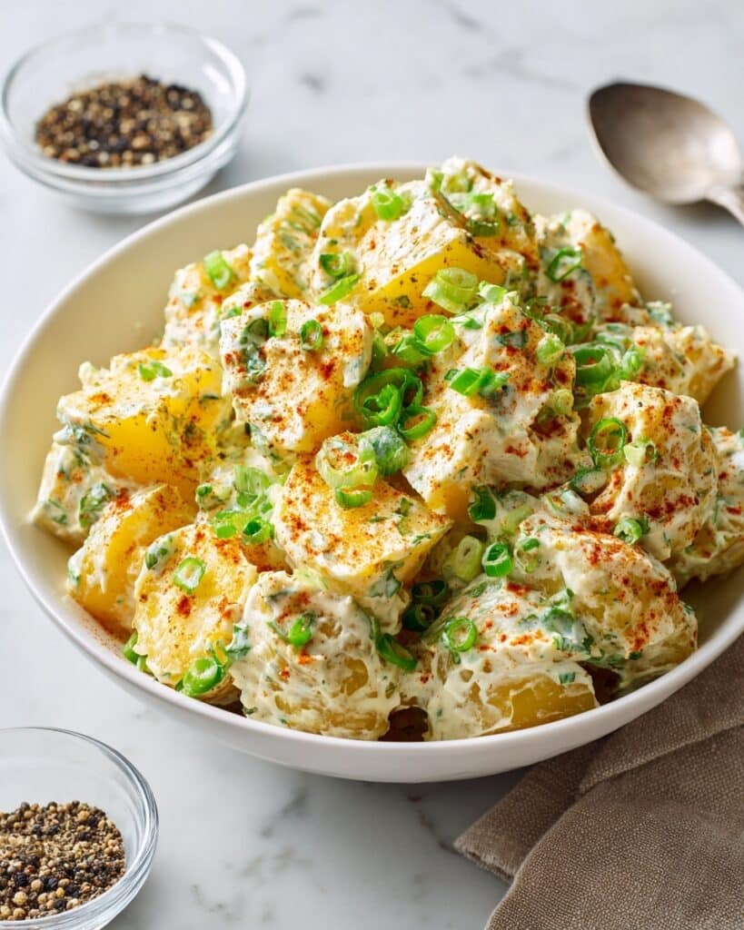 Classic Potato Salad with Hard-Boiled Eggs and Pickle Relish Recipe