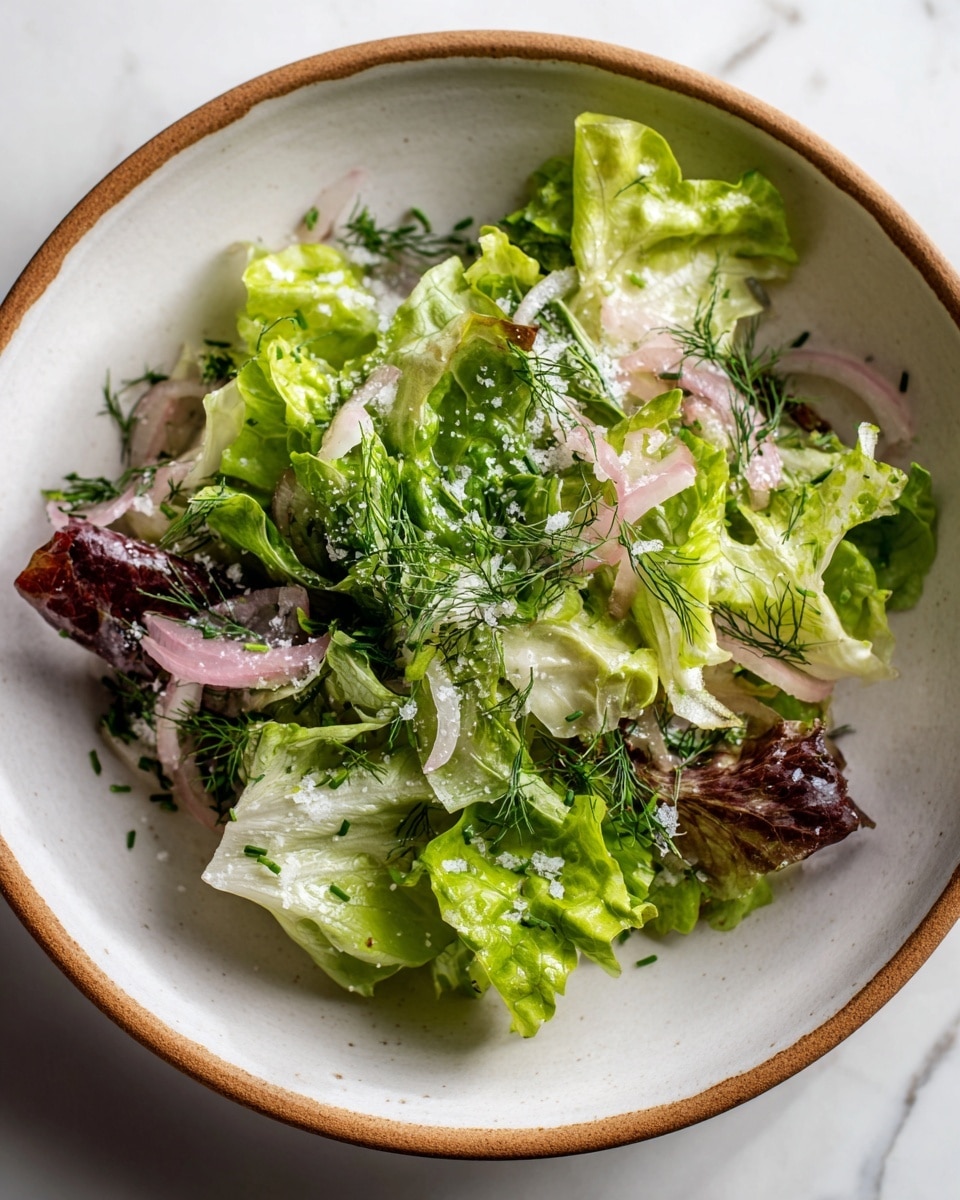 Liz’s Bistro Salad with Pickled Onions and Herb Vinaigrette Recipe