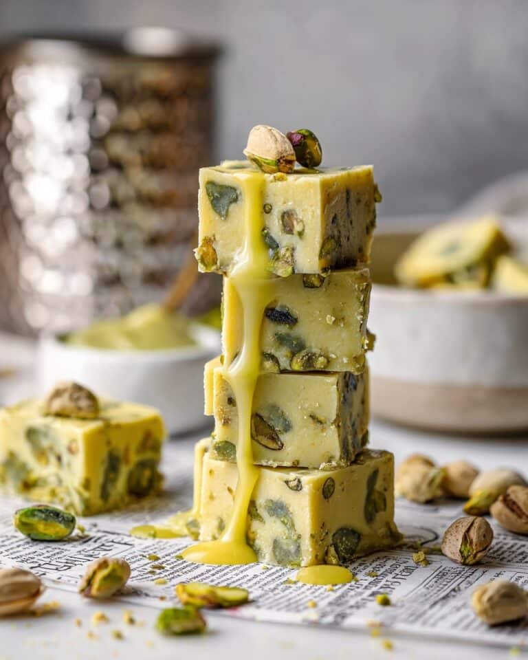 Vegan Pistachio White Chocolate Fudge Recipe