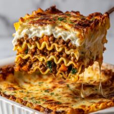 Vegan Mushroom and Tofu Lasagne with Rich Tomato-Béchamel Recipe