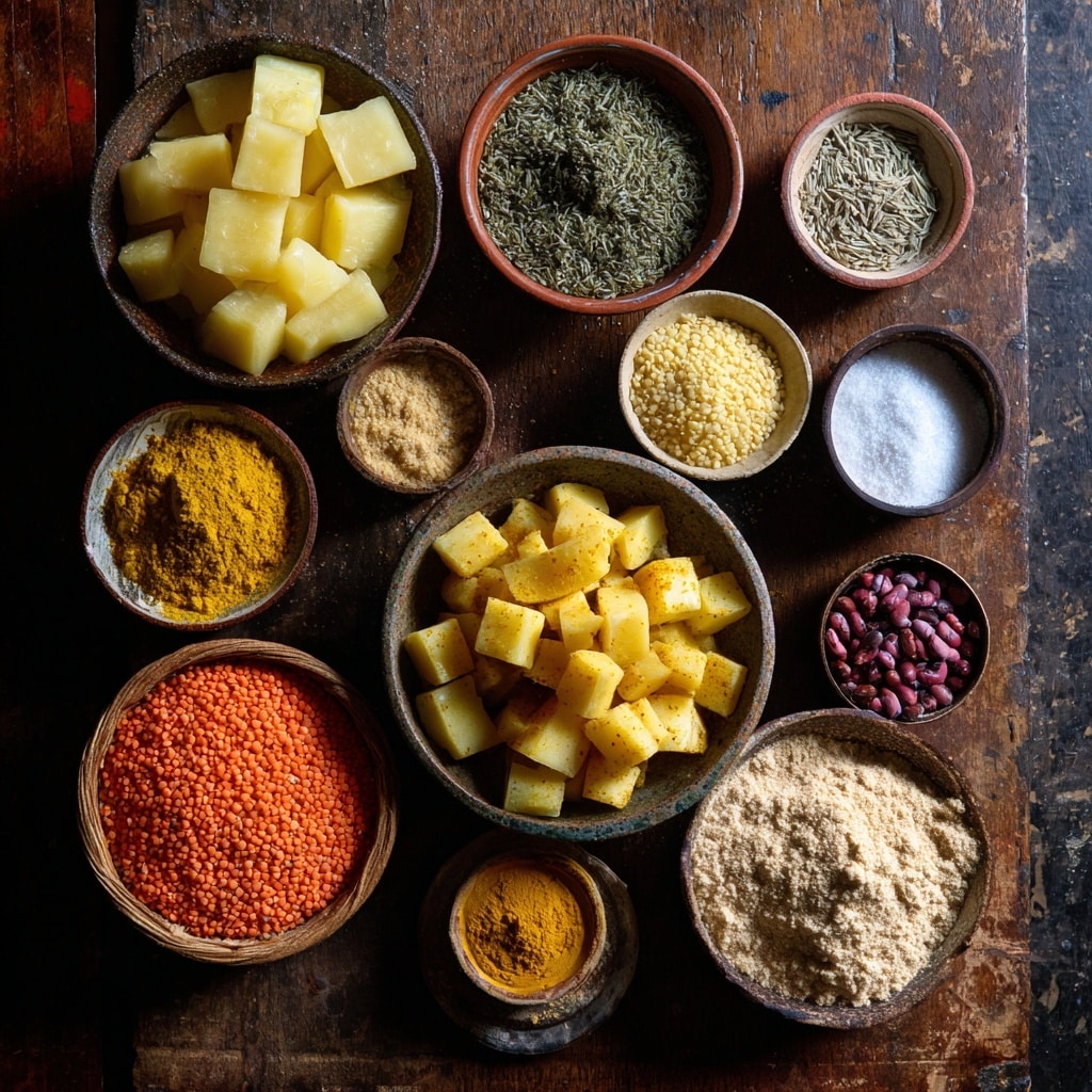 The image shows two close-up views side by side. On the left, there is a heap of orange lentils with a smooth, slightly curved texture, filling the frame in bright orange colors with some lighter shades. On the right, a container holds a thick, frothy orange liquid with many bubbles of different sizes on the surface, showing a creamy texture inside a clear jar. Both images have a warm orange tone and are placed on a white marbled texture. photo taken with an iphone --ar 4:5 --v 7