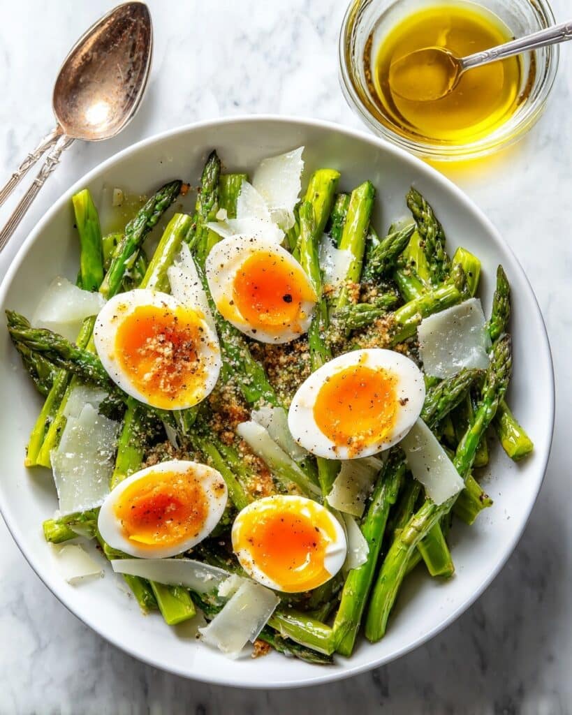 Shaved Parmesan Asparagus Salad Recipe