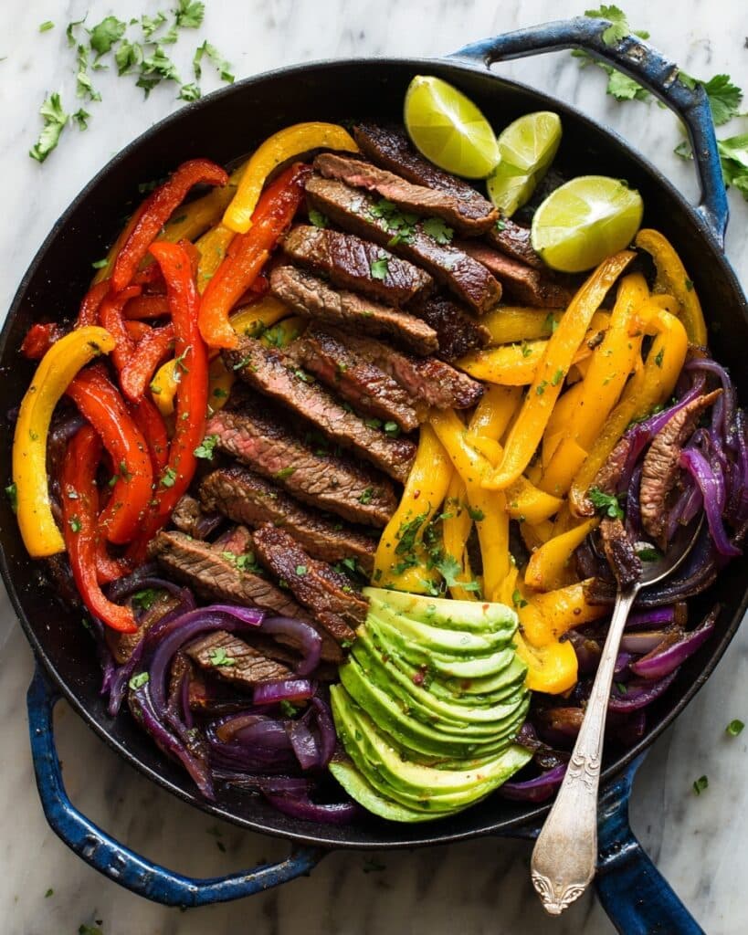 Easy 30 Minute Steak Fajitas Recipe