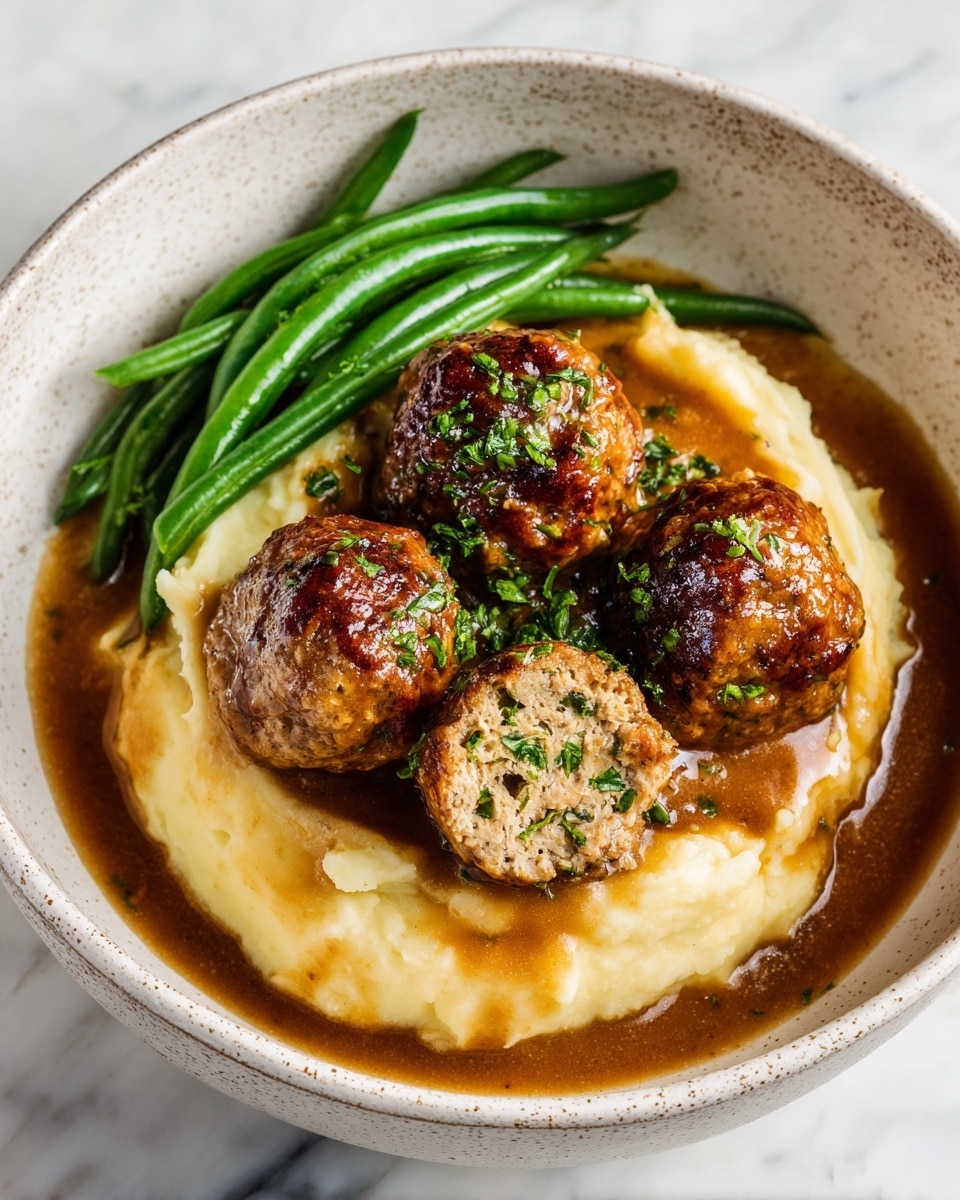 Baked Meatballs in Butter Garlic Sauce Recipe