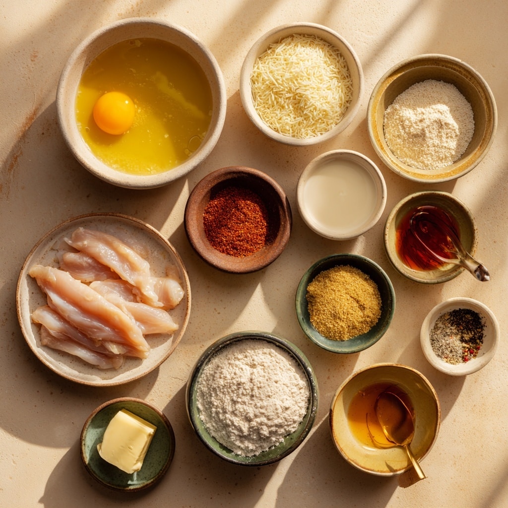 Two images side by side on a white marbled surface; the left image shows eight raw chicken pieces laid out on a white cutting board, each piece pale pink with a smooth texture; the right image shows a clear glass bowl filled with chicken pieces covered in a creamy orange sauce with visible spices, and a black spoon resting inside the bowl. photo taken with an iphone --ar 4:5 --v 7