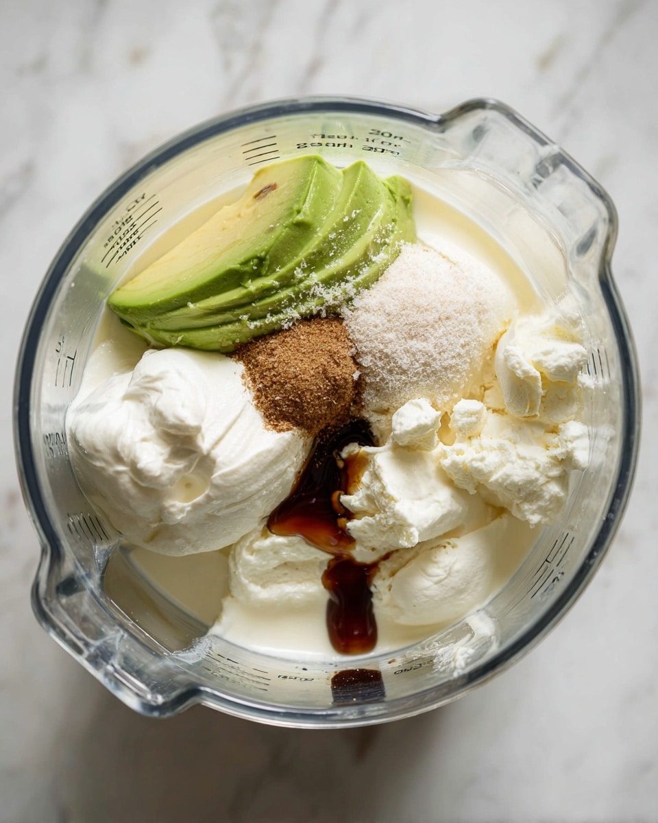 Two clear ribbed glasses filled with thick, smooth light yellow smoothie, each topped with a clear straw. The glasses are placed on a white and black striped cloth on a white marbled surface. In the blurred background, there are a few orange fruits adding a pop of bright color. The scene is softly lit with a natural, clean look. photo taken with an iphone --ar 4:5 --v 7
