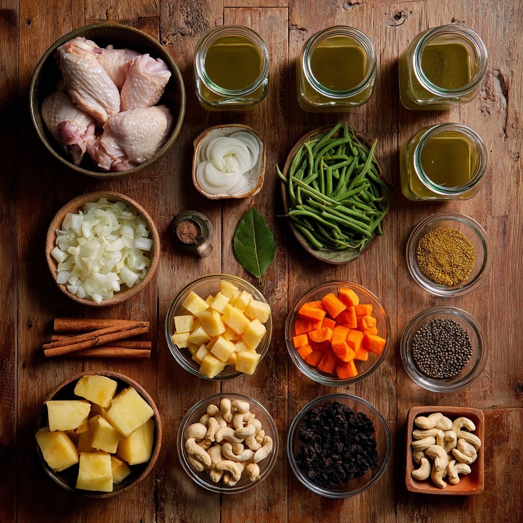 A round white crepe with a slightly golden, crispy edge and a soft, airy center is laid flat on a white marbled surface. In the middle, there is a mix of chunky cooked vegetables including pale yellow potatoes, green beans cut into small pieces, orange carrots, and a few cashew nuts, all covered in a light creamy sauce with visible herbs and spices. Some pieces of light brown cooked meat and fresh green curry leaves are also mixed in. The crepe looks thin and delicate with bubbles around the edges. Photo taken with an iphone --ar 4:5 --v 7