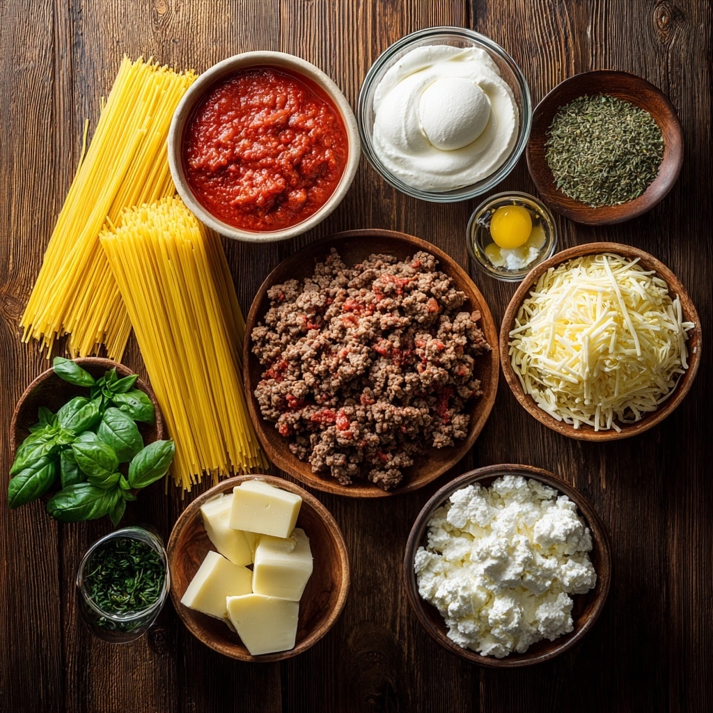 The image shows two side-by-side stainless steel pans placed on a white marbled surface. The left pan contains raw ground meat which is pink and finely textured, topped with a large layer of finely chopped white onions, with some black pepper sprinkled on the meat. The right pan holds cooked meat sauce, which is a thick red-orange layer with visible small chunks of meat and tomato pieces, spread evenly across the pan surface. photo taken with an iphone --ar 4:5 --v 7