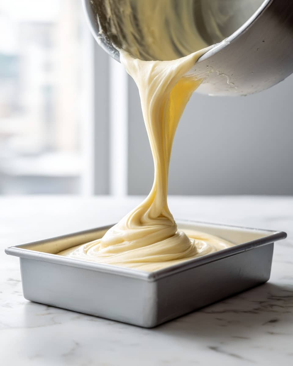 A clear glass measuring cup with red liquid inside, filled about halfway, is placed on a white marbled surface. A silver spoon is standing inside the cup, resting against the side, with a simple design on the handle. The red mixture is smooth and slightly thick, covering the bottom part of the spoon. Photo taken with an iphone --ar 4:5 --v 7