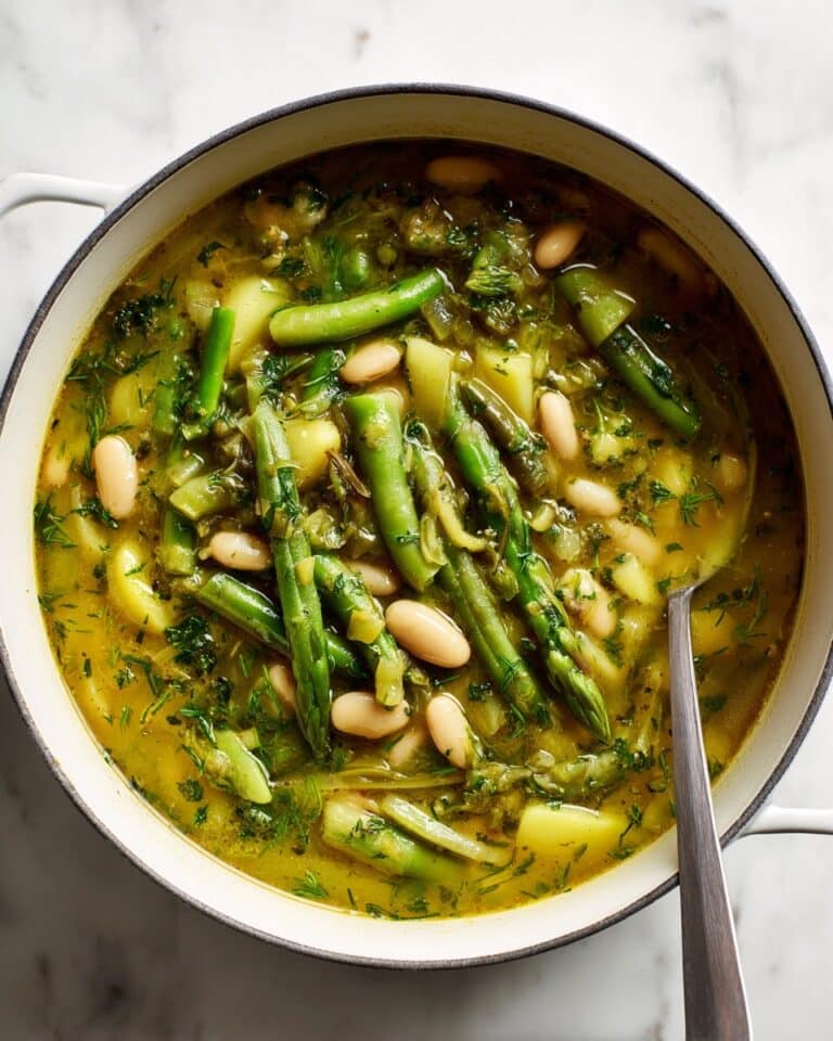 Spring Green Minestrone with Pesto Recipe