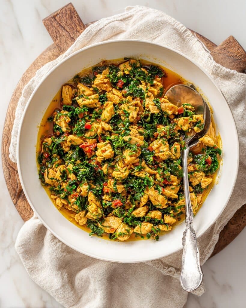 Saag Murg (Indian Chicken and Spinach Curry) Recipe