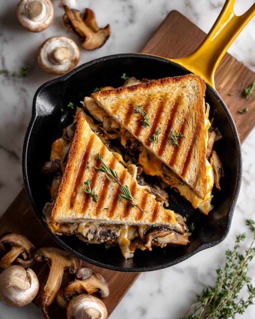 Mushroom Gruyere Panini Recipe