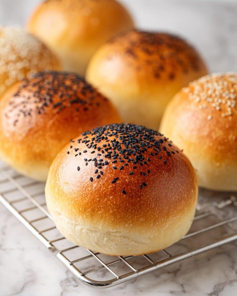 Classic Light Brioche Burger Buns Recipe
