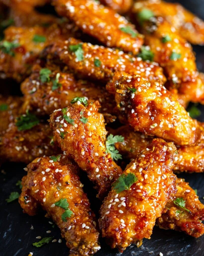 Korean-Style Soy and Honey Garlic Fried Chicken Recipe