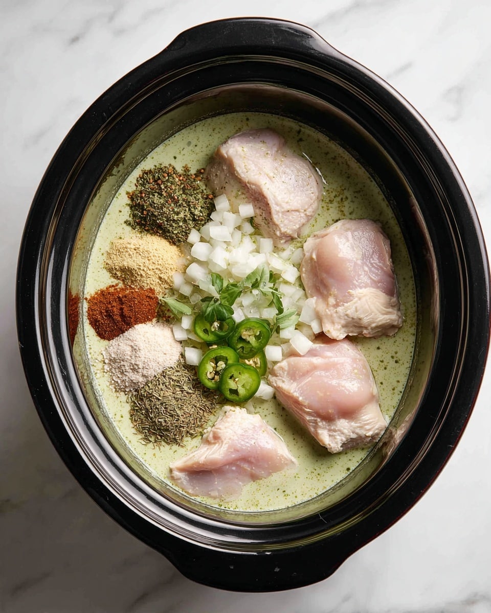 Salsa Verde Chicken Slow Cooker and Instant Pot Recipe - Recipe Image