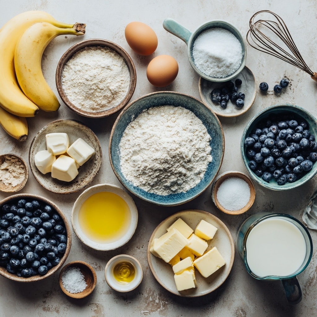 A tall stack of seven golden brown pancakes sits on a white plate on a white marbled surface, with a small pat of melting butter on top. The pancakes have a light fluffy texture and some blueberries are cooked inside, visible on the sides. The stack is drizzled with shiny syrup, pooling slightly on the plate. A metal fork holds a neat stack of six cut slices from the side, showing the soft, dense inside layers. Fresh whole blueberries surround the plate, adding pops of dark blue color. photo taken with an iphone --ar 4:5 --v 7