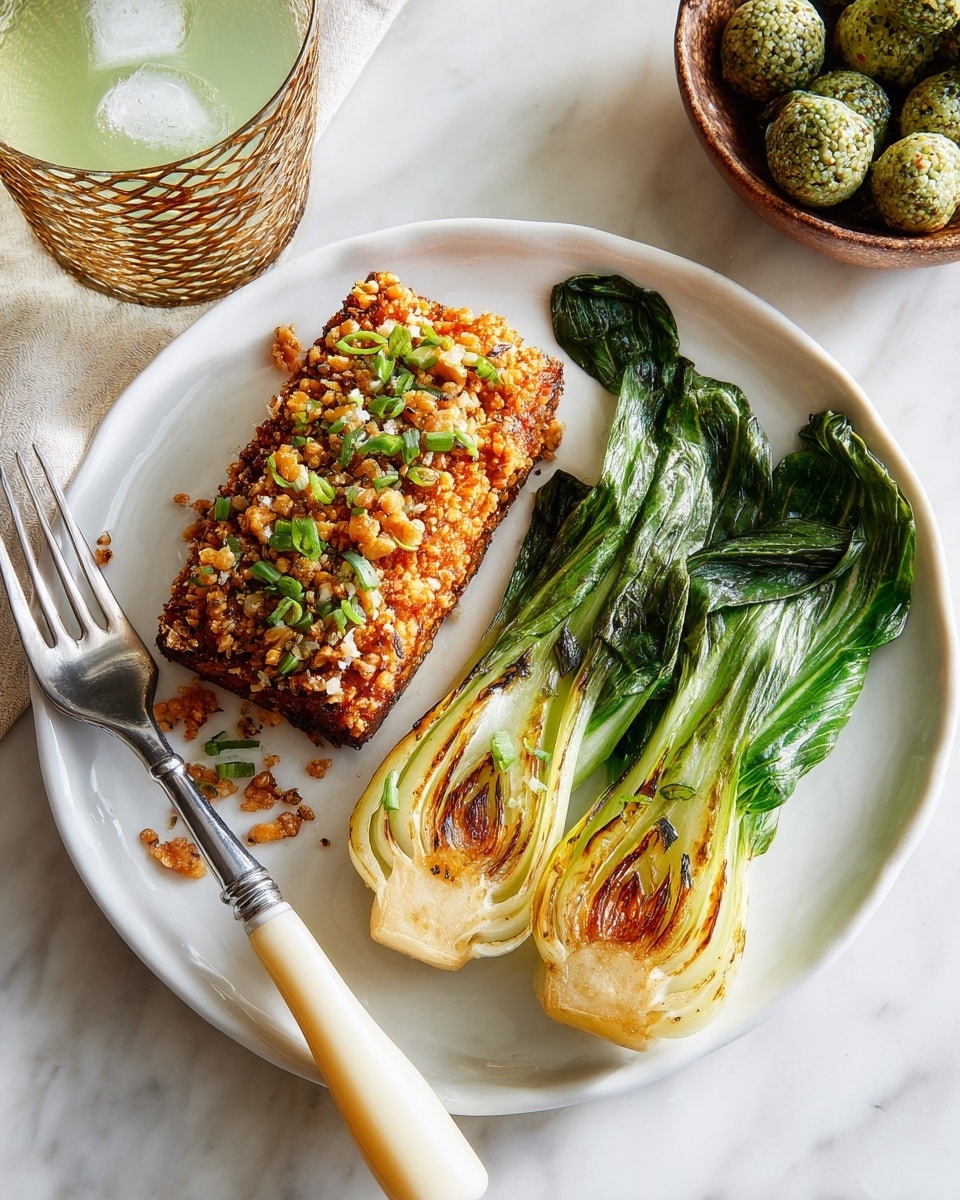 Air Fryer Wasabi Crusted Halibut Recipe