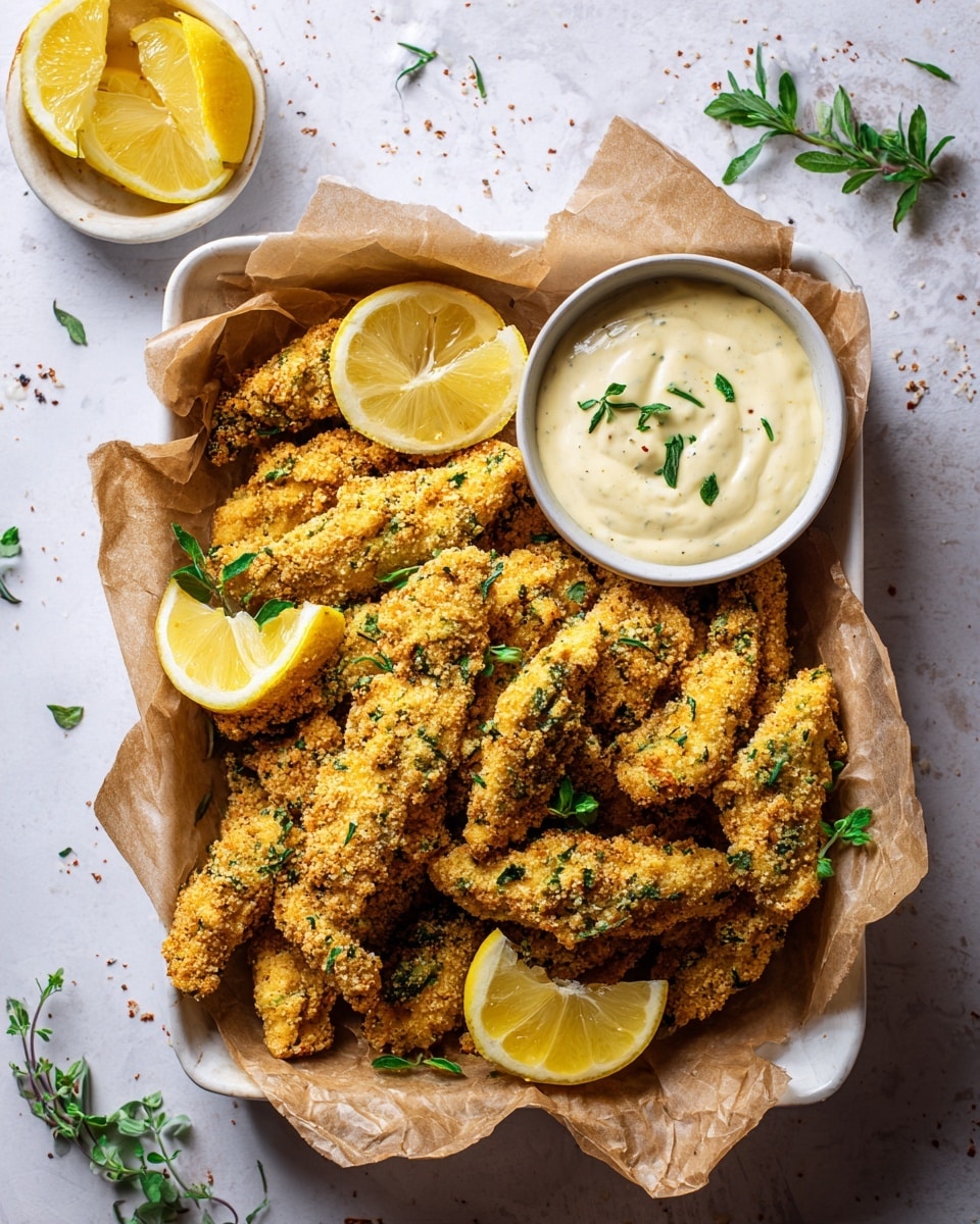 Crunch Almond Baked Chicken Tenders Recipe