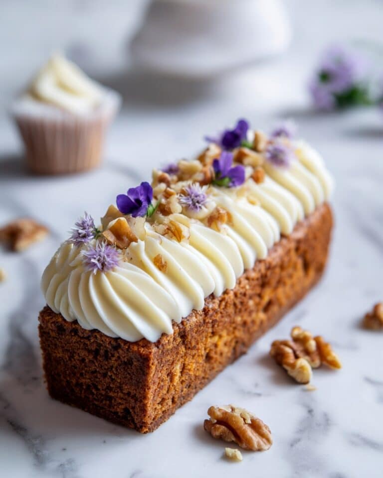Mini Carrot Cake Loaves with Cream Cheese Frosting Recipe