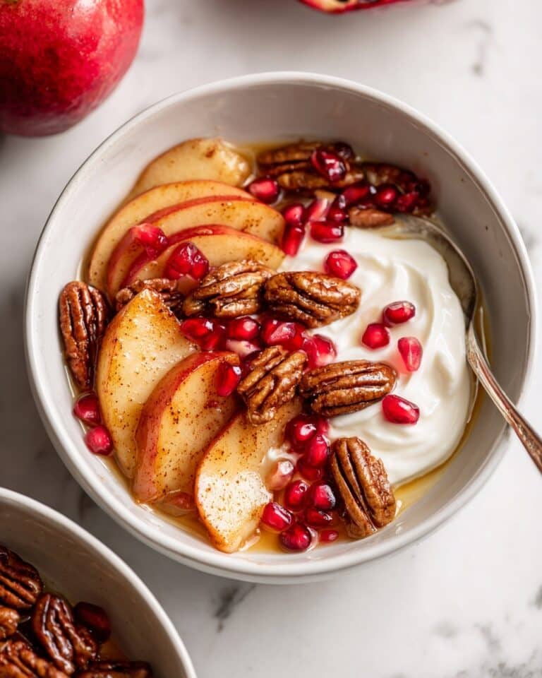 Spiced Baked Apples and Pears with Pomegranate and Pecans Recipe