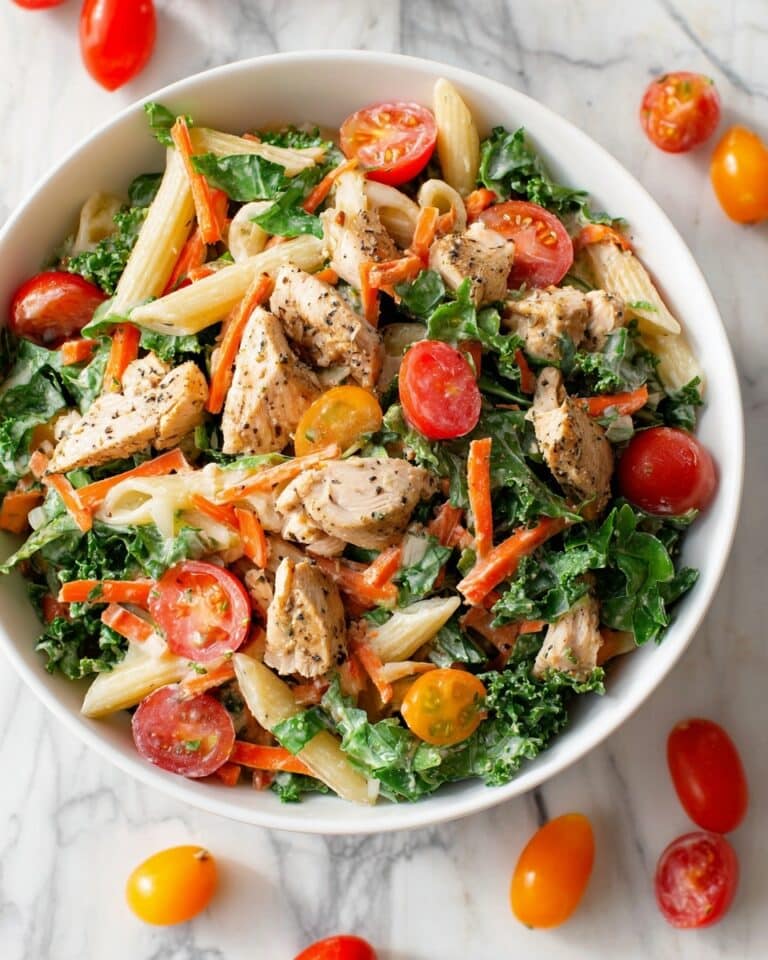 Chicken Caesar Pasta Salad Recipe