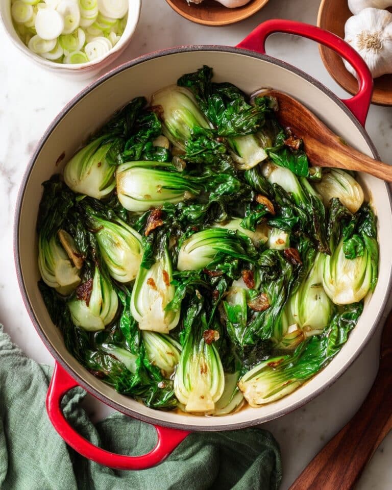 Quick & Simple Sautéed Bok Choy With Garlic Recipe