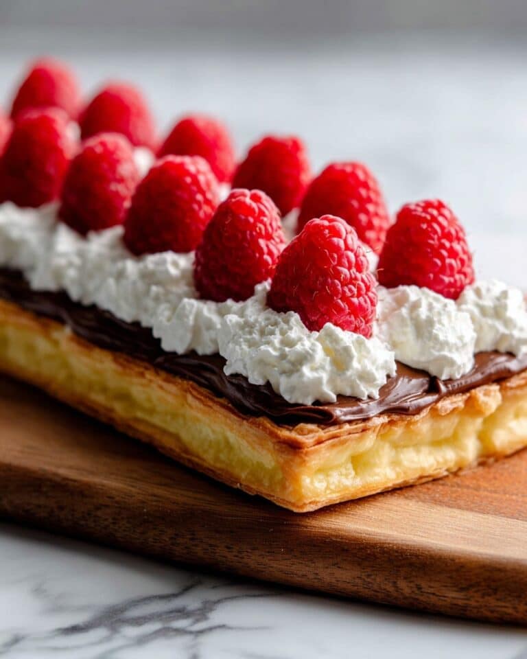 Chocolate Raspberry Puff Pastry Recipe