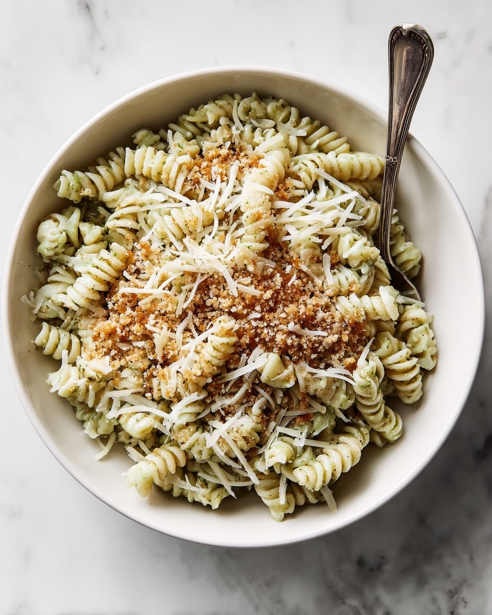 Broccoli Pasta with Garlic, Parmesan, and Toasted Breadcrumbs Recipe