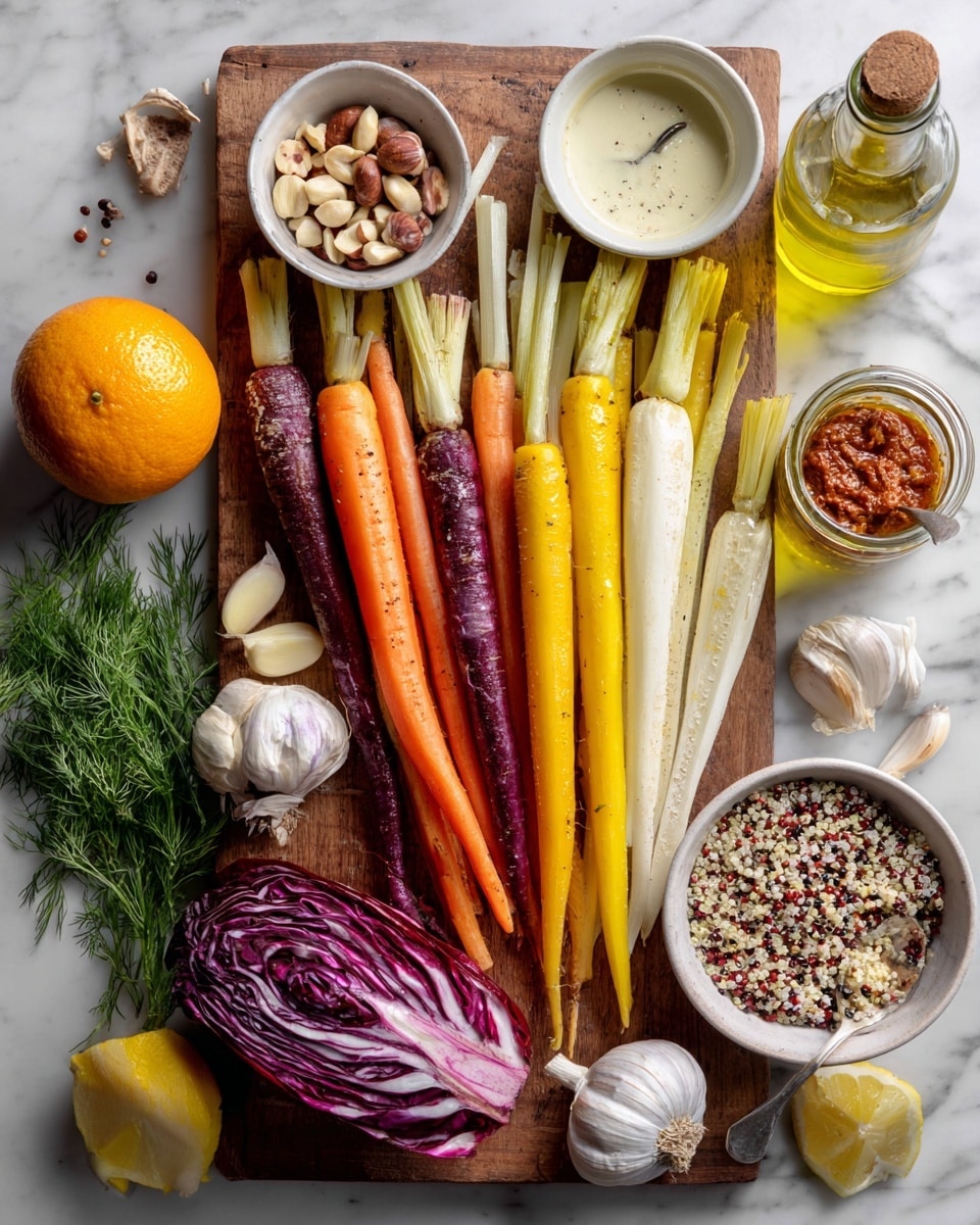 A white ceramic bowl filled with a mix of creamy white yogurt or sour cream forming the base layer, golden yellow olive oil poured around the edges, and topped with a generous amount of finely chopped bright green herbs, likely dill, along with a small dollop of light tan minced garlic. There is a sprinkle of black pepper and a pinch of salt over the herbs, and a silver spoon is placed inside the bowl, slightly pressing into the mixture. The bowl sits on a white marbled surface with soft natural light highlighting the textures and colors. Photo taken with an iphone --ar 4:5 --v 7