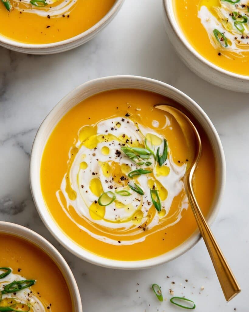 Roasted Carrot Coconut Soup Recipe