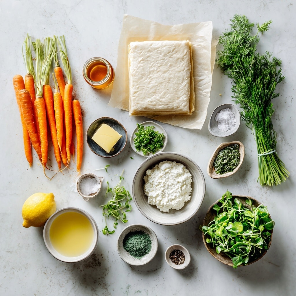 The image shows a white frying pan with a gold handle, filled with vibrant orange carrot sticks that have been cooked until lightly charred. The carrots are spread in a single layer, some with dark brown grill marks. They sit in a bubbling layer of golden oil or butter that glistens around the edges of the pieces. The white marbled surface beneath the pan adds a clean, bright background to the warm colors of the cooked carrots. photo taken with an iphone --ar 4:5 --v 7