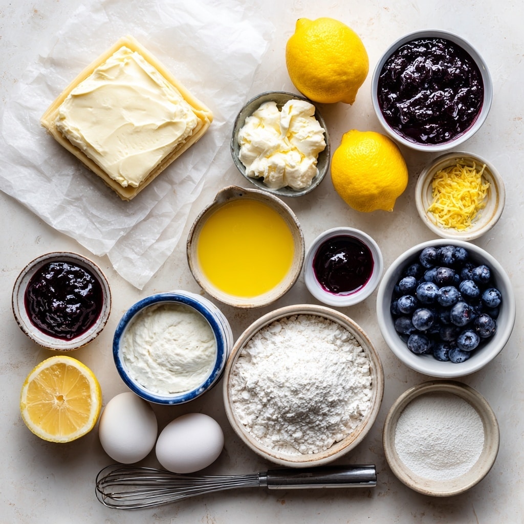 A long rectangular pastry dough is laid flat on a white marbled surface, with a thick, creamy white layer spread evenly across its center area. On top of this creamy layer, there is a narrow line of dark purple, glossy cherry filling running down the middle, consisting of whole cherries in syrup. The edges of the pastry dough are plain and slightly folded up along the long sides, showing a light beige color with a smooth texture. The whole setup is simple and neat. photo taken with an iphone --ar 4:5 --v 7