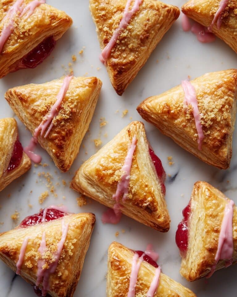 Mini Strawberry Pistachio Turnovers Recipe