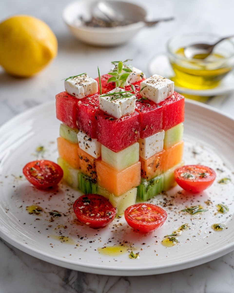 Melon Mosaic Salad Recipe