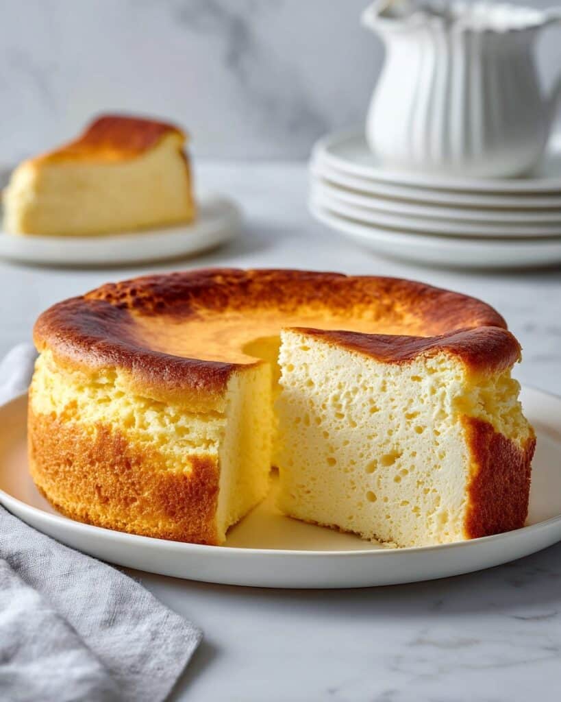 Light and Fluffy Japanese Cotton Cheesecake Recipe