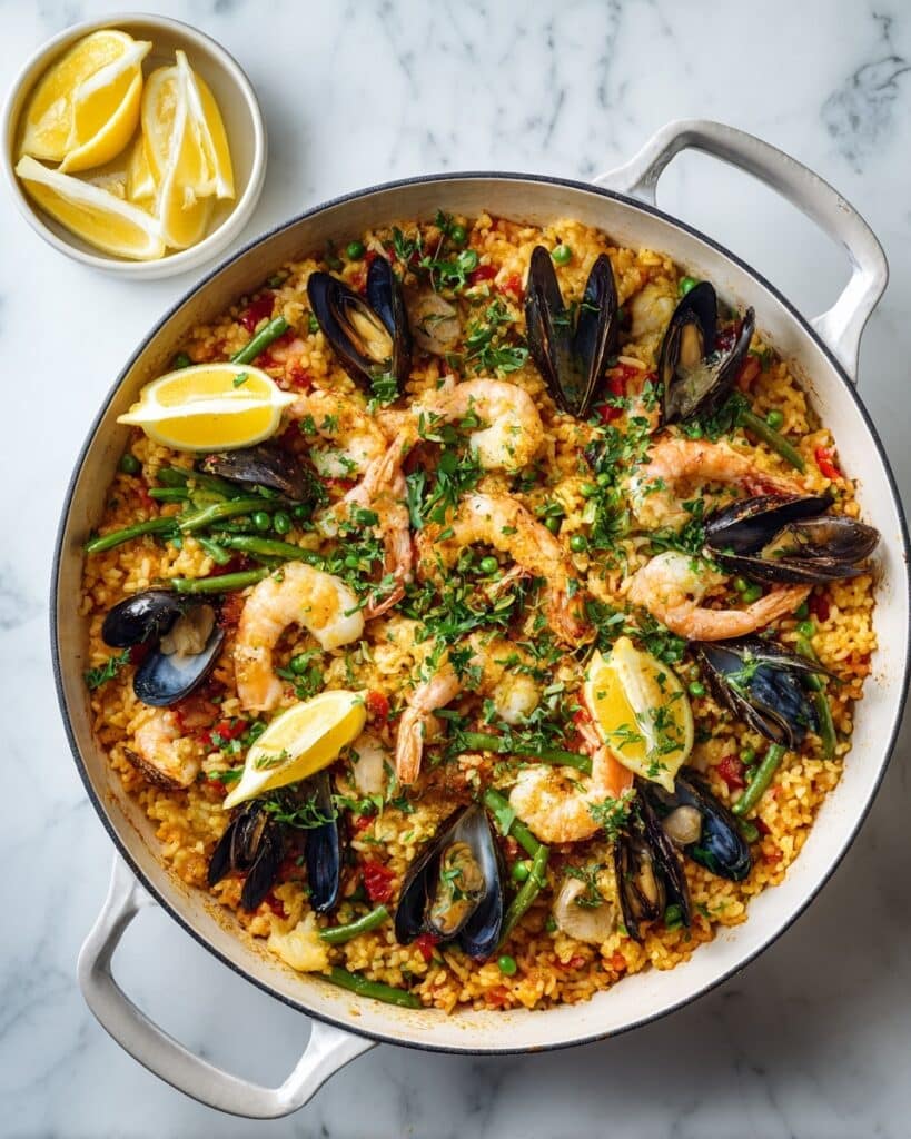 Salmon Paella Recipe