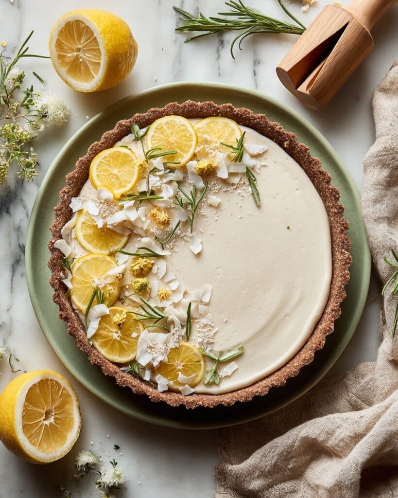 Lemon Coconut Tart Recipe