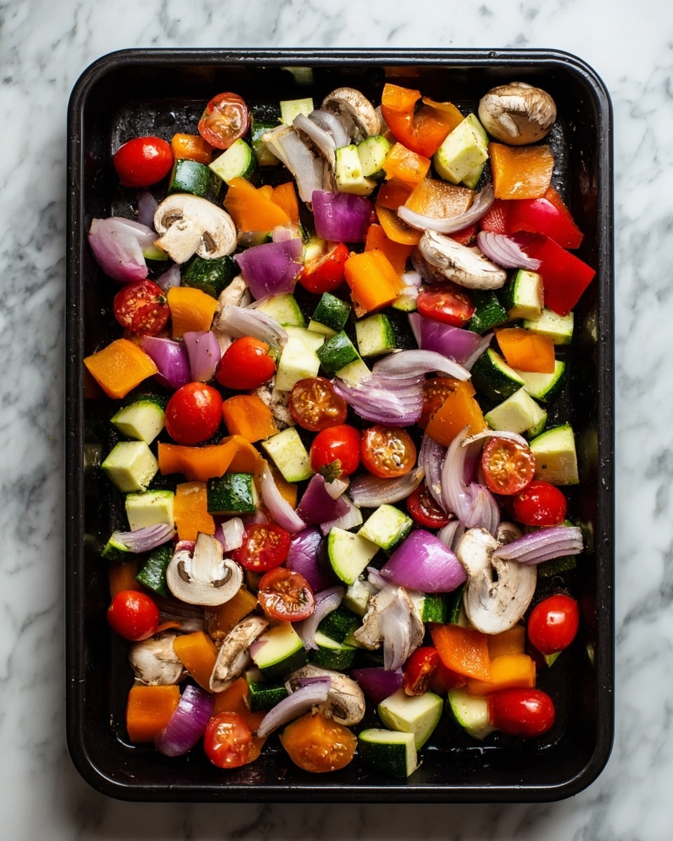 Mediterranean Roasted Vegetable and Barley Salad Recipe - Recipe Image