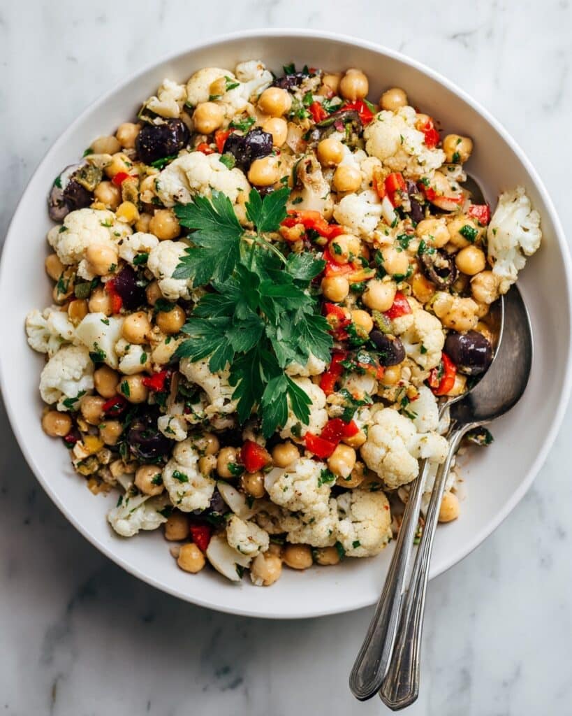 Sicilian Cauliflower Salad Recipe