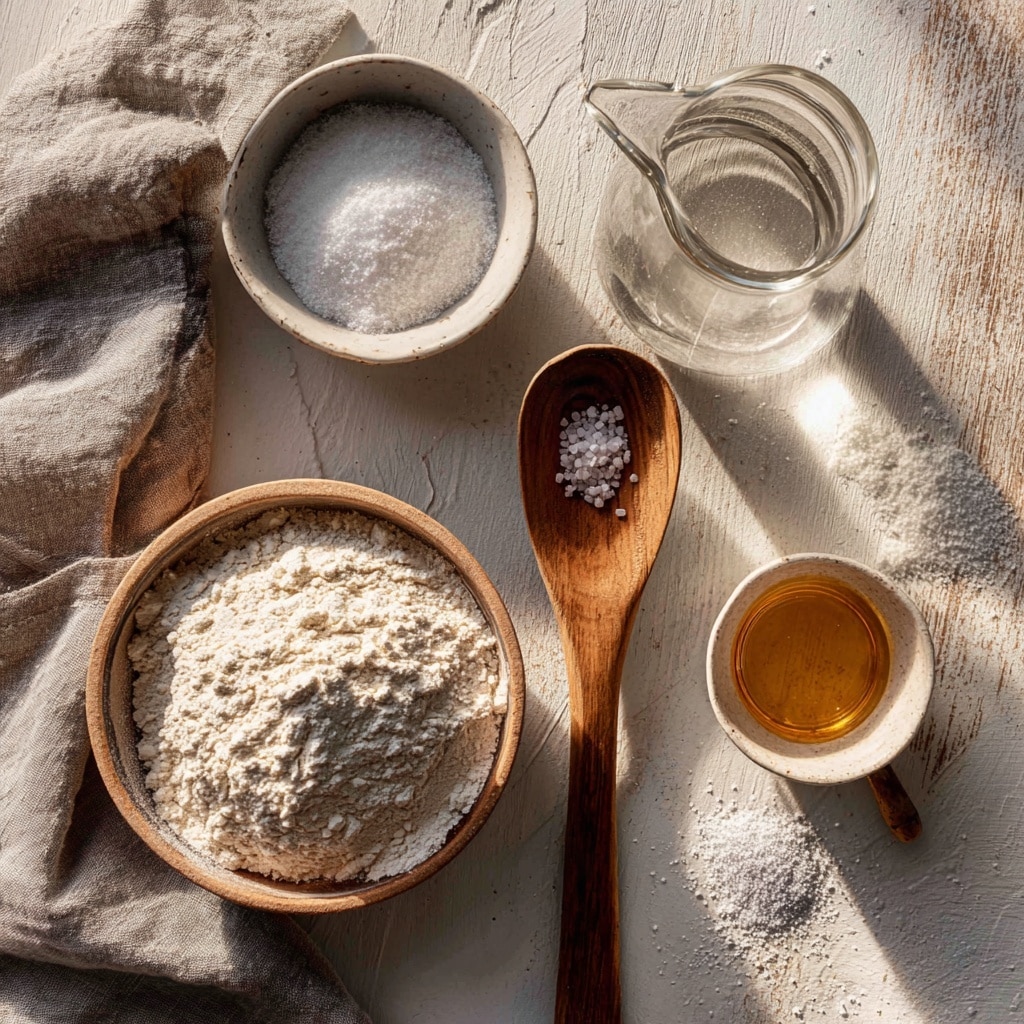 A round golden-brown loaf of bread with a crusty texture and darker toasted spots sits inside a black baking dish lined with crinkled light brown parchment paper. The dish rests partially on a wooden board and a soft gray cloth with white stripes. In the background, there is a white container with a lid on a white marbled surface. photo taken with an iphone --ar 4:5 --v 7