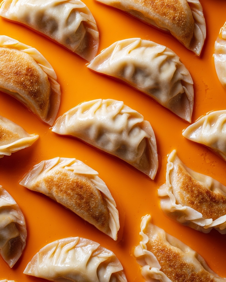 One Pan Baked Dumplings in Thai Curry Sauce Recipe - Recipe Image