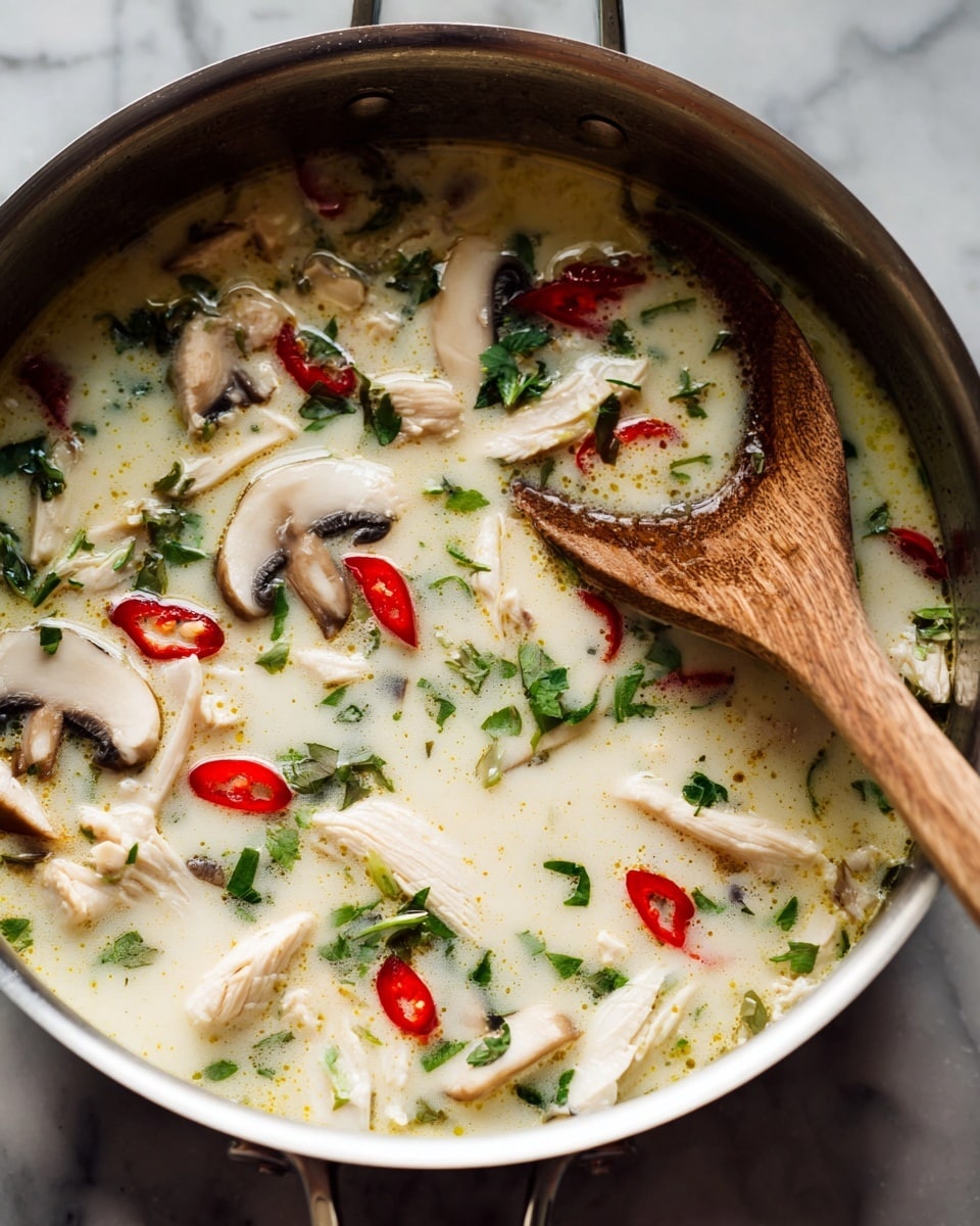 Thai Coconut Soup (Tom Kha) Recipe - Recipe Image