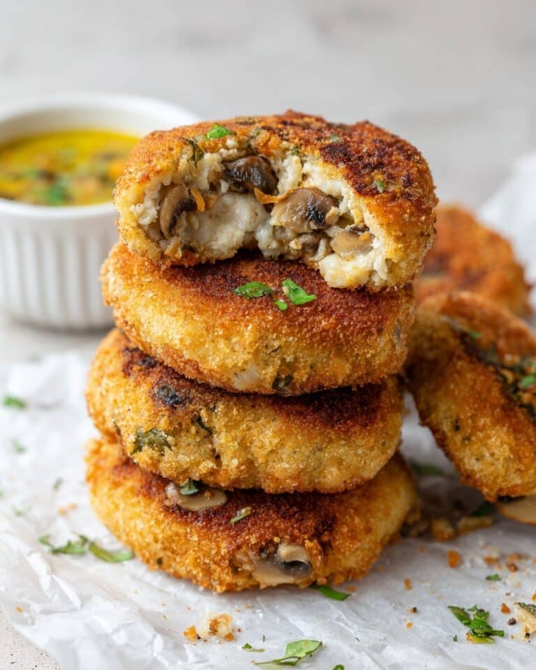Vegan Stuffed Potato Cakes Recipe