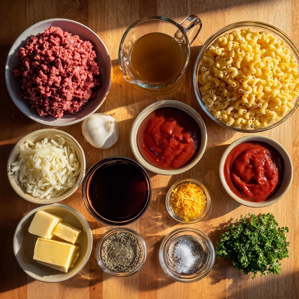 The image shows two side-by-side pictures of a stainless steel frying pan on a white marbled surface. The left side has raw ground meat with raw chopped white onions on top, sitting in clumps around the pan. The background is clean and bright. On the right side, the same pan now contains fully cooked ground meat mixed with soft, translucent cooked onions, evenly spread with a crumbly texture and a light brown color. photo taken with an iphone --ar 4:5 --v 7
