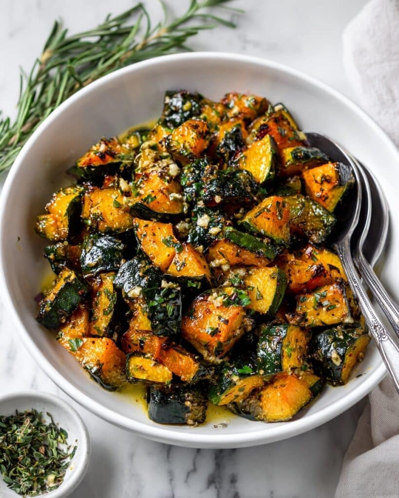 Easy Oven-Roasted Kabocha Squash Cubes Recipe