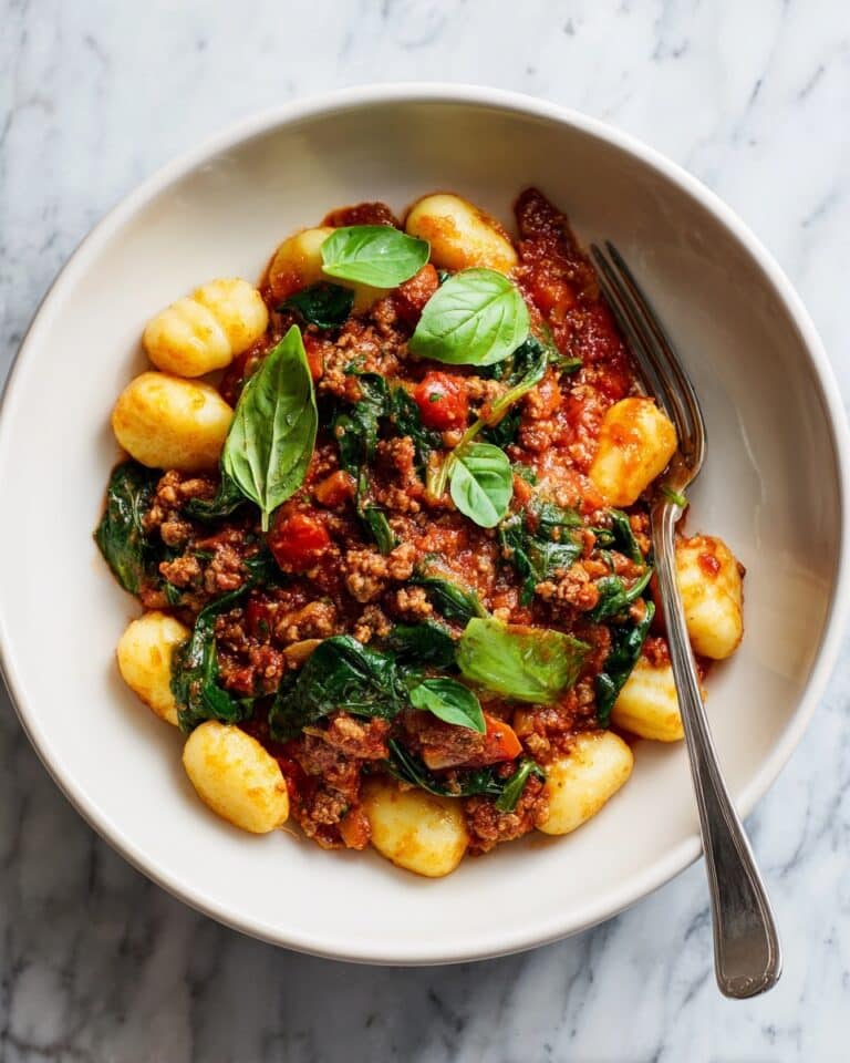 Cheesy Baked Gnocchi with Veggies Recipe