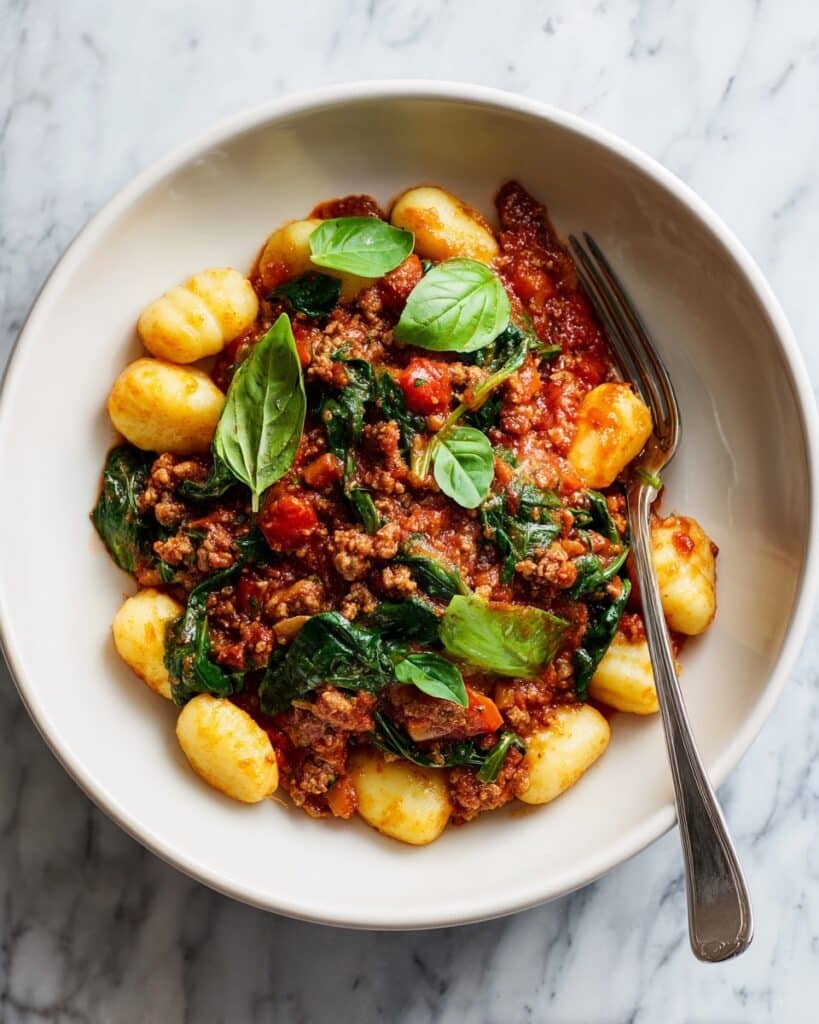 Cheesy Baked Gnocchi with Veggies Recipe