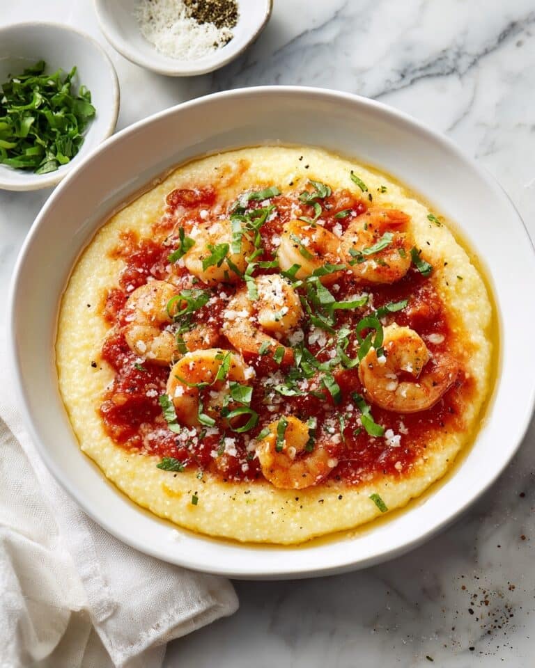 Harissa Shrimp with Creamy Polenta Recipe
