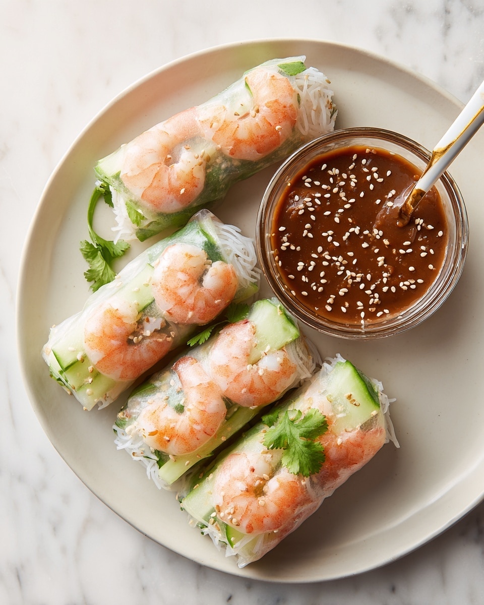 Shrimp Spring Rools Shrimp Summer Rolls Recipe - Fresh and Vibrant Summer Delight
