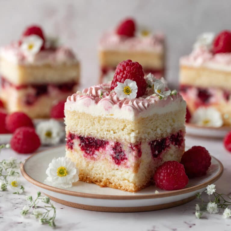 White Chocolate Raspberry Cake Recipe